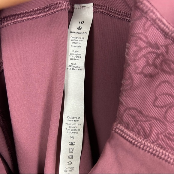 Lululemon Wunder Under High-Rise Tight Flocked 28 - Picture 6 of 8